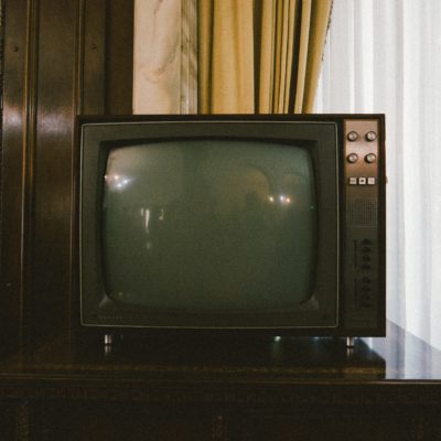 older television representing mass media