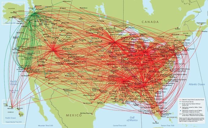 Site Source map of the US